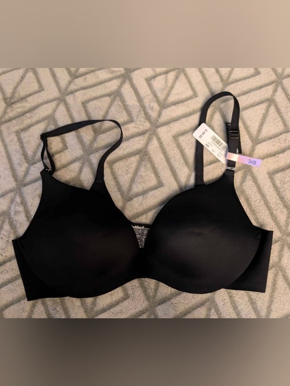 Black Sleekback La Vie En Rose Bra